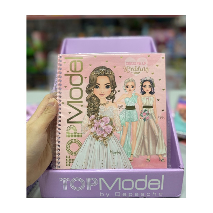 Đồ Chơi Bộ Sưu Tập Thiết Kế Dress Me Up Chủ Đề Đám Cưới Kèm Sticker Topmodel 0412411