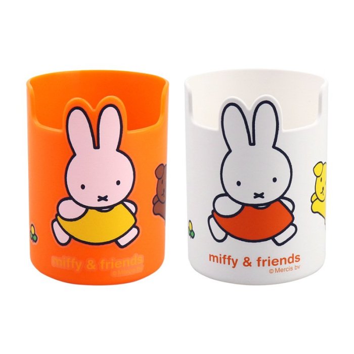 Ống Đựng Bút Nhựa M&G FBT98495 Miffy Trắng Và Cam