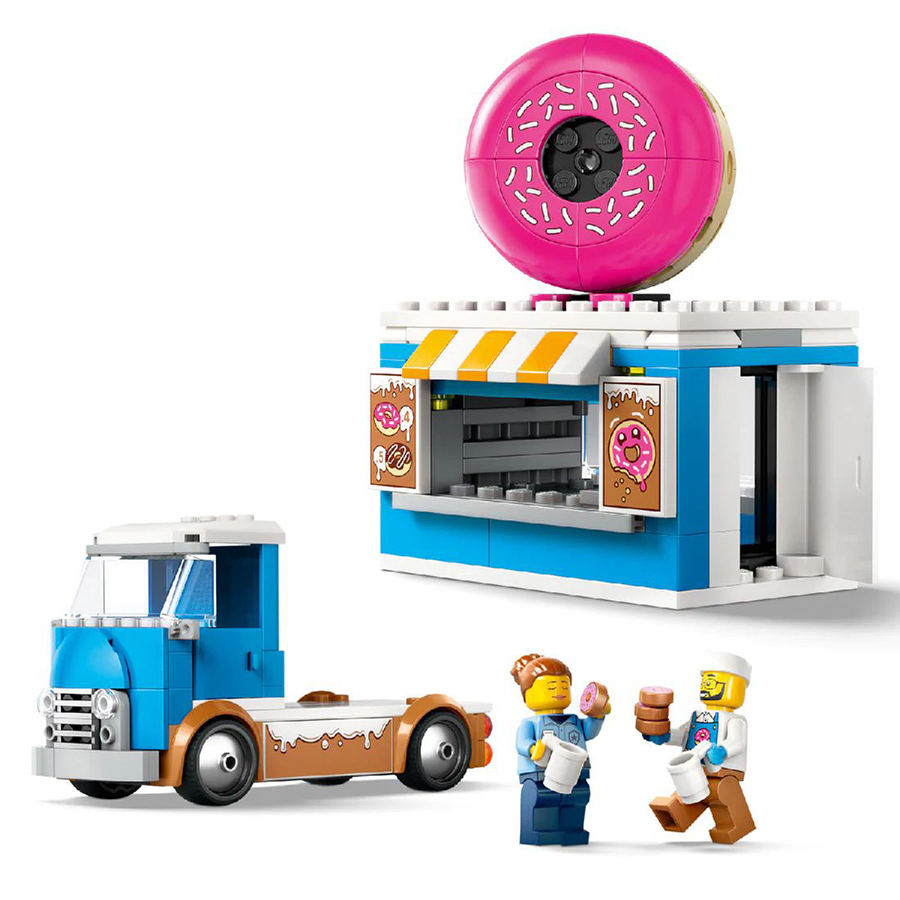 Đồ Chơi Lắp Ráp Xe Bánh Donut Di Động 60452