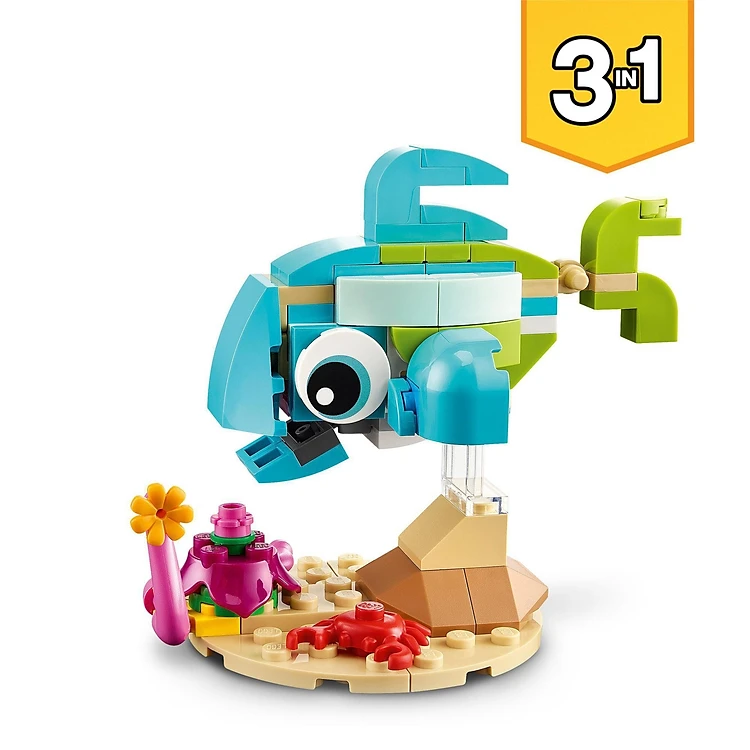Đồ Chơi Lego Cá Heo Và Rùa 31128