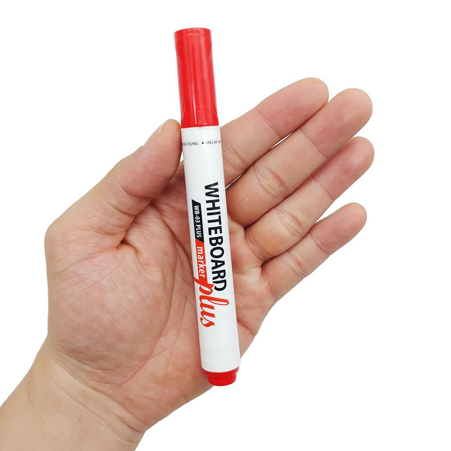 Bút Lông Bảng Thiên Long Plus Màu Đỏ WB-03