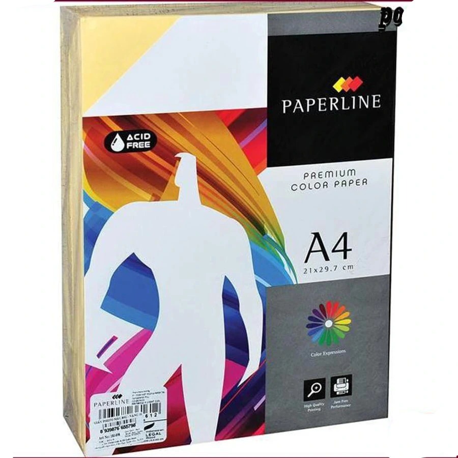 Giấy In A4 Paperline Màu Vàng