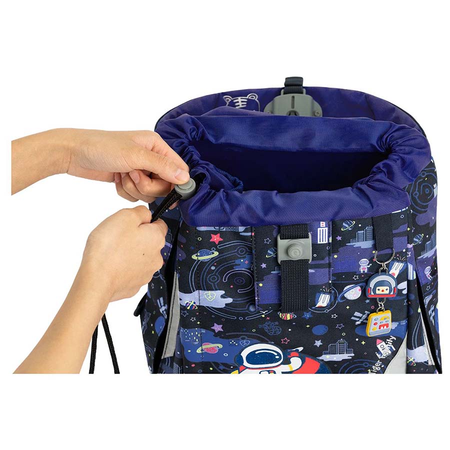 Ba Lô Chống Gù Tiger Family Eggie Schoolbag - Cities In Space TGEG-006A