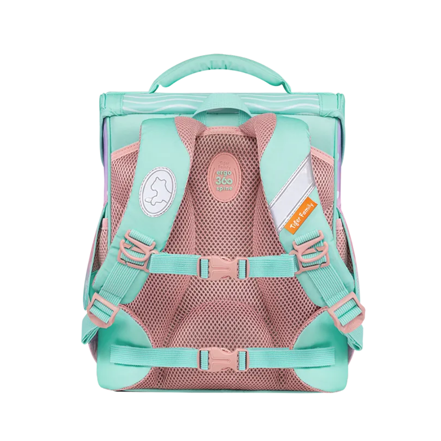 Ba Lô Học Sinh Chống Gù Tiger Family Jolly Schoolbag Pro 2 - Peach Waves [Go Green] TGJL-080A