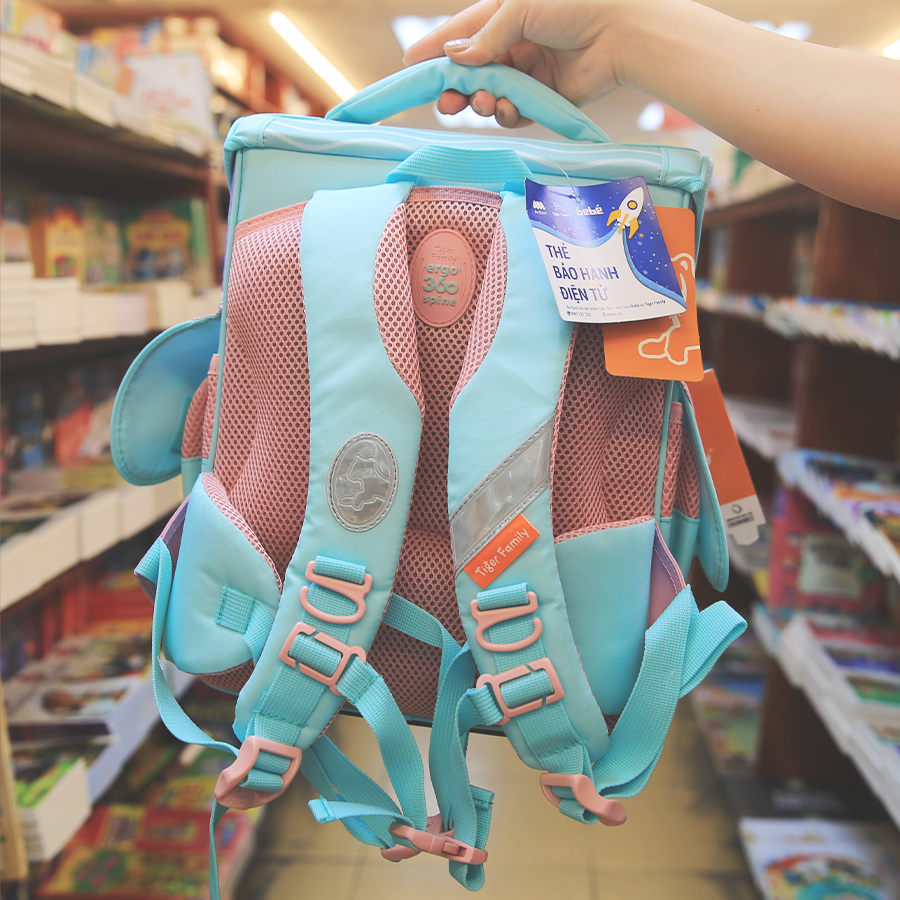 Ba Lô Học Sinh Chống Gù Tiger Family Jolly Schoolbag Pro 2 - Peach Waves [Go Green] TGJL-080A