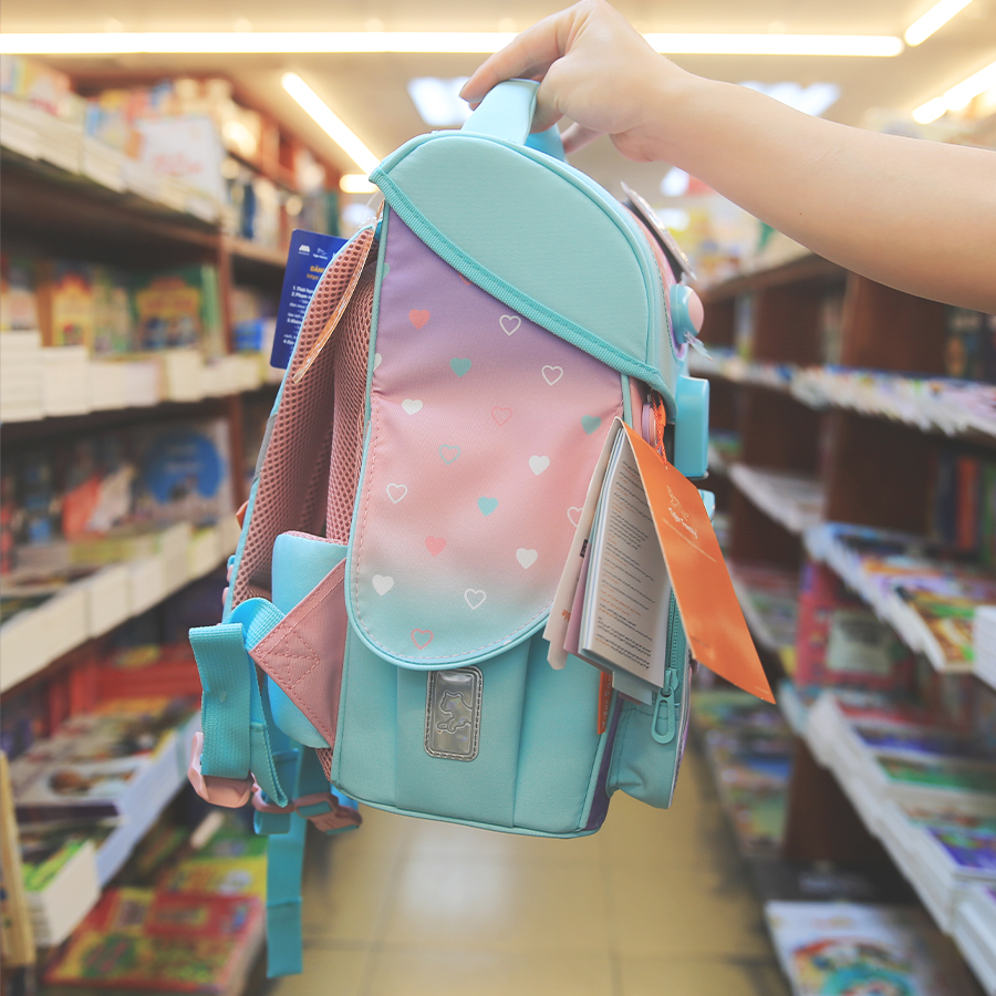 Ba Lô Học Sinh Chống Gù Tiger Family Jolly Schoolbag Pro 2 - Peach Waves [Go Green] TGJL-080A