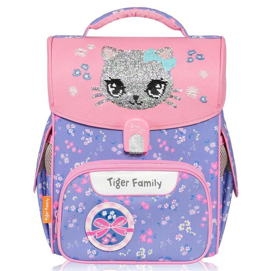 Ba Lô Chống Gù Tiger Family Jolly Schoolbag Pro 2S - Lovely Kitty Cat [Sequins] TGJL-065A(2)