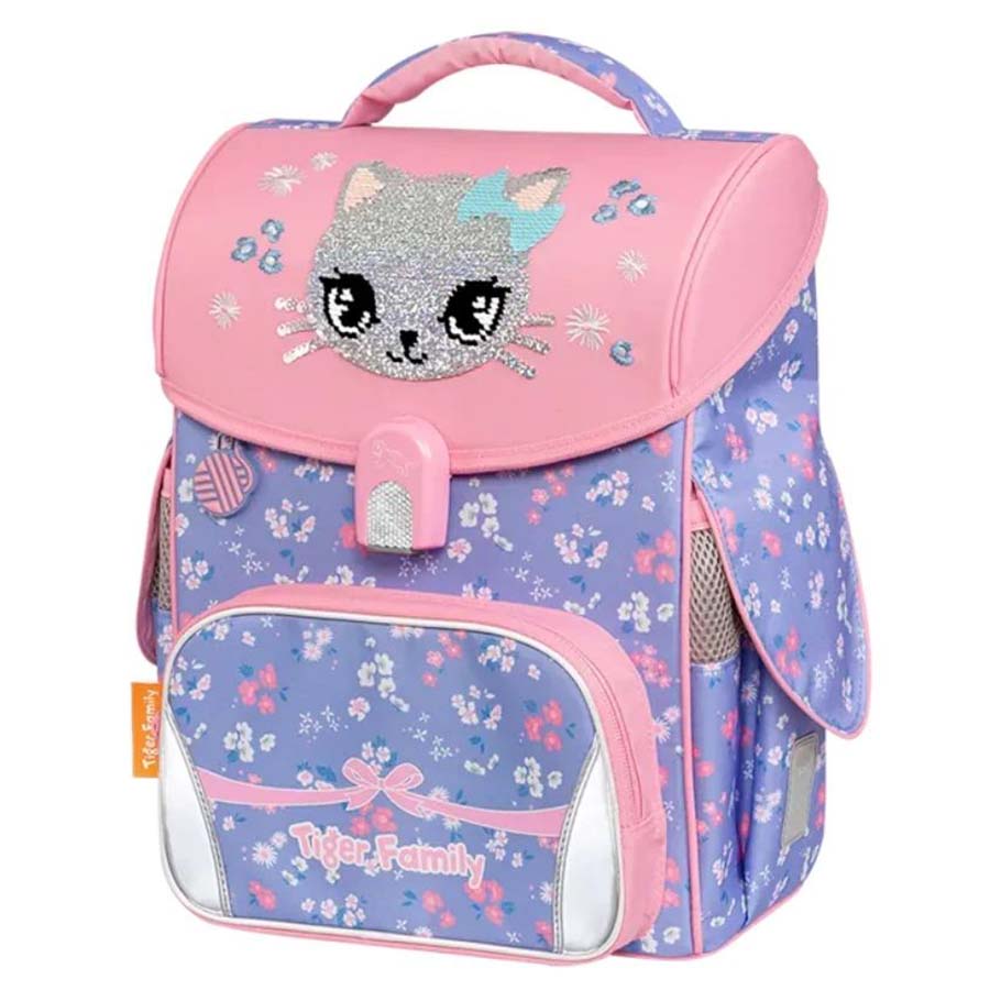 Ba Lô Chống Gù Tiger Family Jolly Schoolbag Pro 2S - Lovely Kitty Cat [Sequins] TGJL-065A(2)