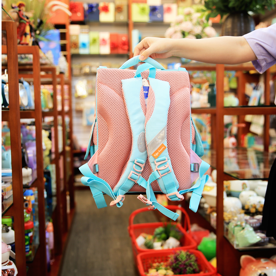 Ba Lô Học Sinh Chống Gù Tiger Family Nature Quest Schoolbag Pro - Peach Waves [Go Green] TGNQ-096A