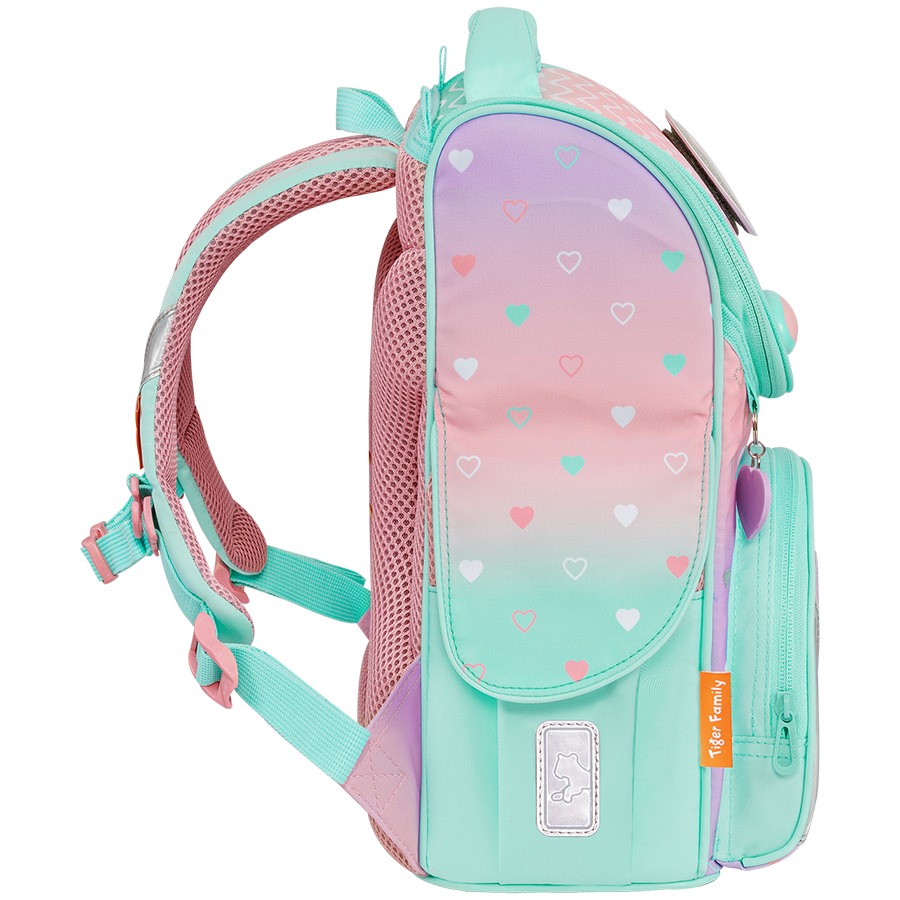Ba Lô Học Sinh Chống Gù Tiger Family Nature Quest Schoolbag Pro - Peach Waves [Go Green] TGNQ-096A