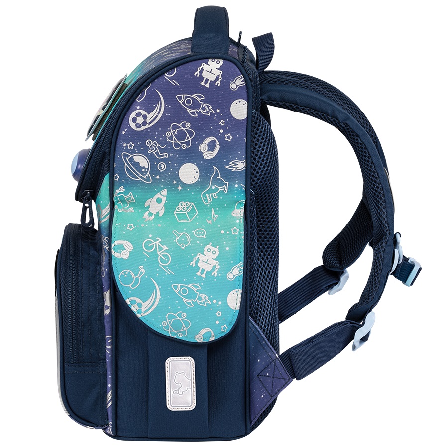 Ba Lô Học Sinh Chống Gù Tiger Family Nature Quest Schoolbag Pro - Space Things [Go Green] TGNQ-097A