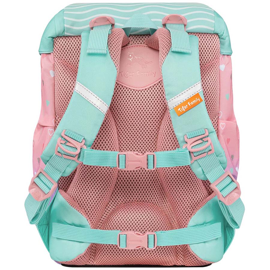 Ba Lô Chống Gù Tiger Family Eggie Schoolbag - Peach Waves [Go Green] TGEG-020A