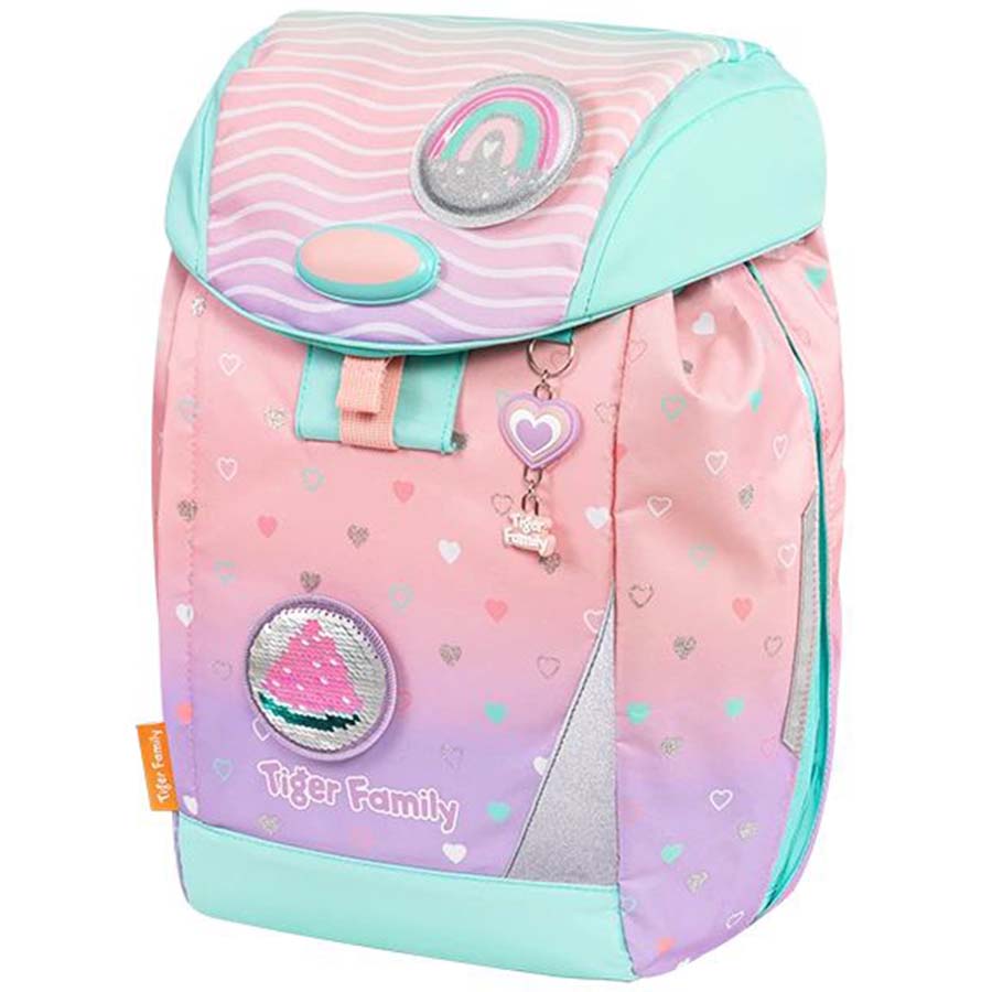 Ba Lô Chống Gù Tiger Family Eggie Schoolbag - Peach Waves [Go Green] TGEG-020A