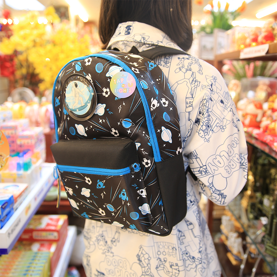 Ba Lô Mẫu Giáo Lấp Lánh Phát Sáng Tiger Family Fun Time Lights Up Backpack - Moonwalk FTRP-FB01A