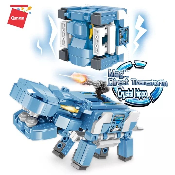 Đồ Chơi Xếp Hình Qman 41205: Hà Mã
