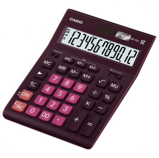 Máy Tính Casio GR-12C-WR Màu Tím