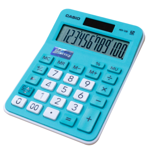 Máy Tính Casio MX12B-GN Màu Xanh Lá