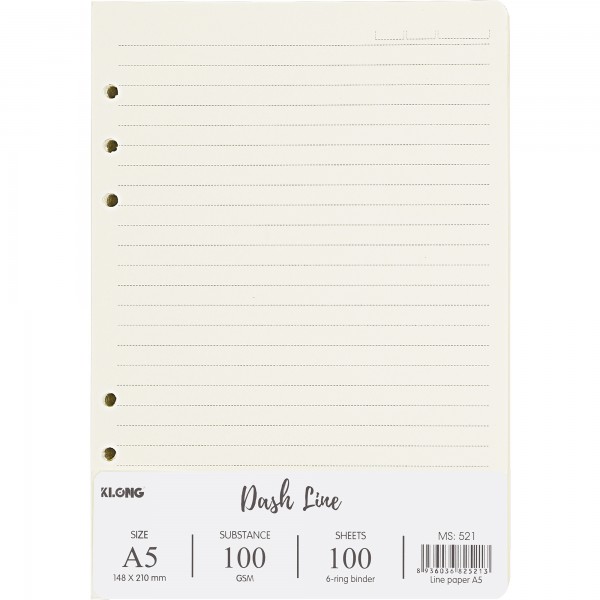 Ruột Sổ Còng A5 K.Long 100 Trang TP521 Kẻ Ngang