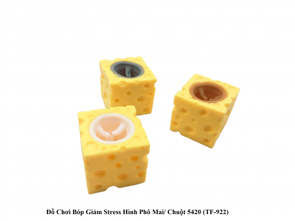 Đồ Chơi Bóp Giảm Stress Hình Phô Mai/ Chuột 5420 (TF-922)