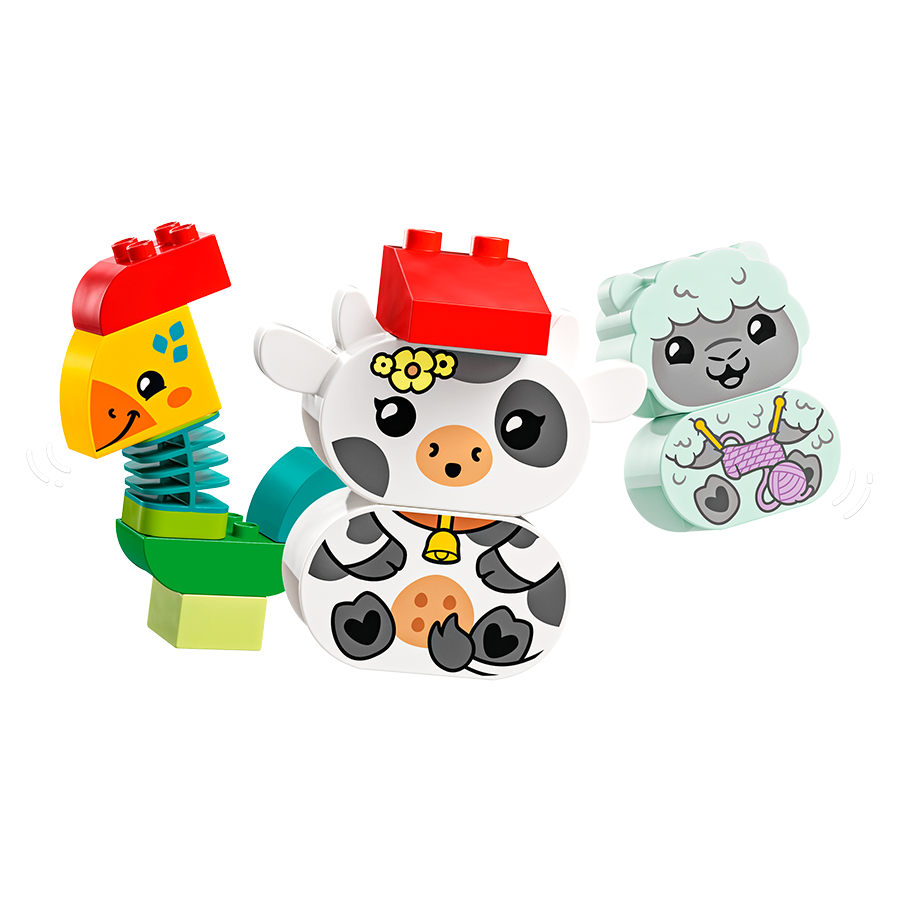 Đồ Chơi Lắp Ráp Lego Tàu Lửa Động Vật 10412