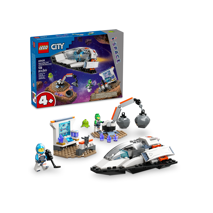 Đồ Chơi Lắp Ráp Lego Tàu Vũ Trụ Khám Phá Thiên Thạch 60429