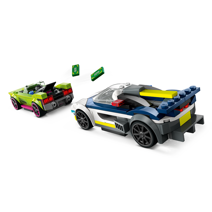 Đồ Chơi Lắp Ráp Lego Xe Cảnh Sát Truy Đuổi Tội Phạm 60415