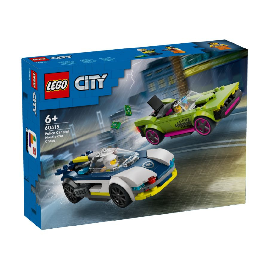 Đồ Chơi Lắp Ráp Lego Xe Cảnh Sát Truy Đuổi Tội Phạm 60415