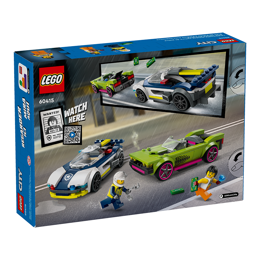 Đồ Chơi Lắp Ráp Lego Xe Cảnh Sát Truy Đuổi Tội Phạm 60415