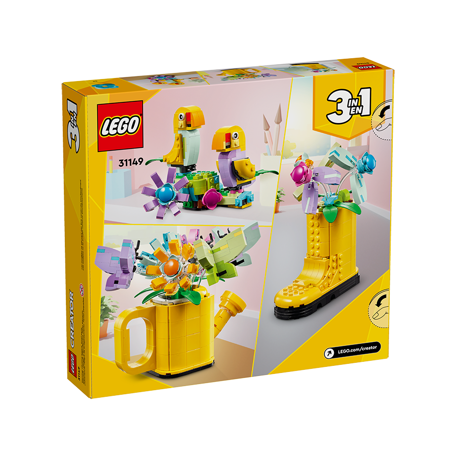Đồ Chơi Lắp Ráp Lego Chậu Hoa Trang Trí Hình Bình Tưới Cây 31149