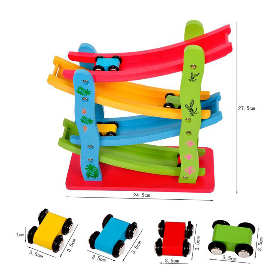 Đồ Chơi Gỗ Xe Cầu Trượt Vivitoys 151