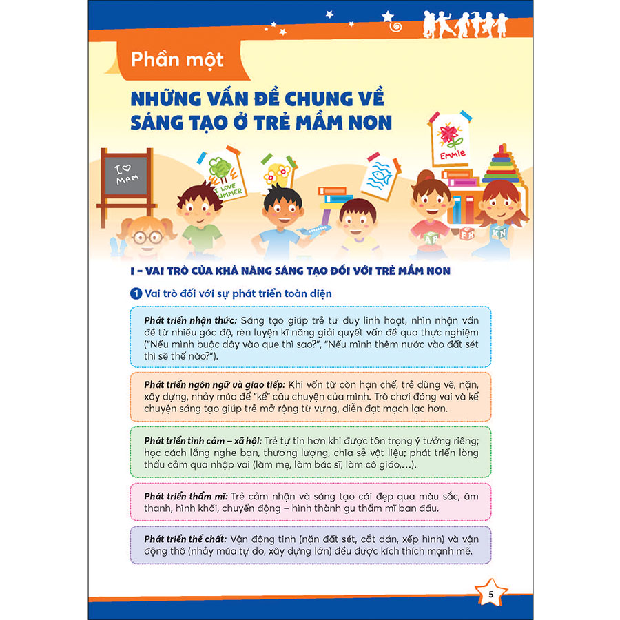 Hướng Dẫn Tổ Chức Các Hoạt Động Phát Triển Khả Năng Sáng Tạo Cho Trẻ Mầm Non (Dành Cho CBQL Và GVMN)