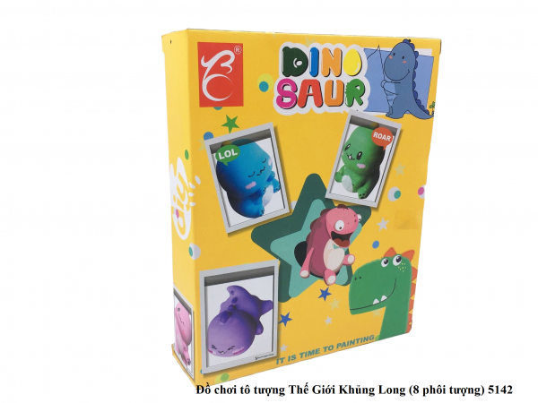 Đồ Chơi Tô Tượng Thế Giới Khủng Long 8 Phôi Tượng 5142