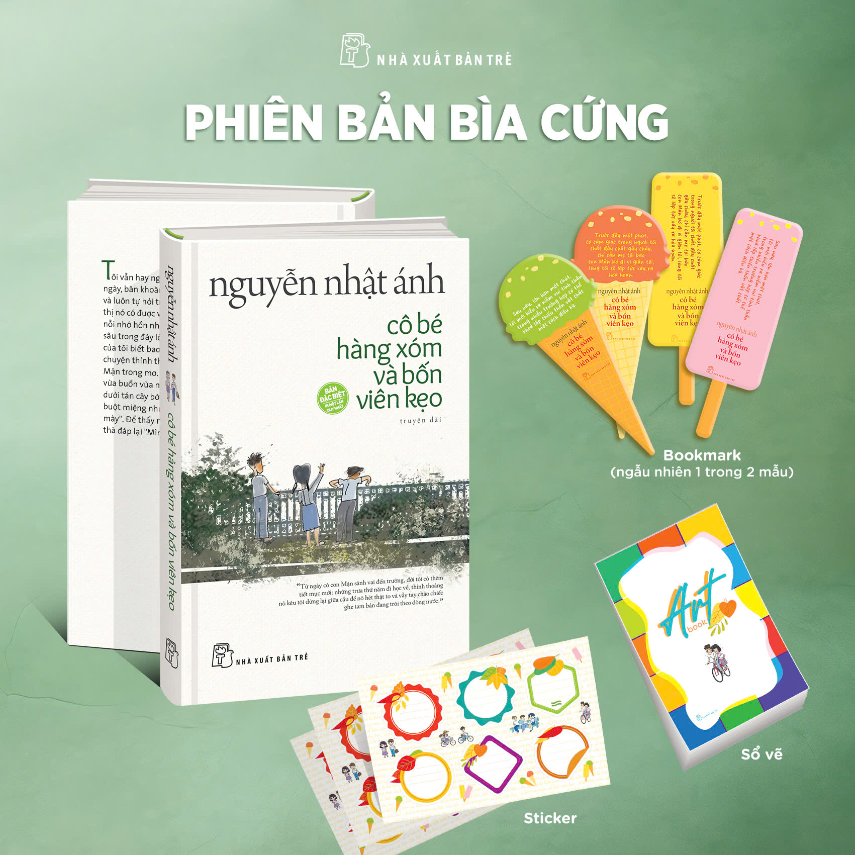 Cô Bé Hàng Xóm Và Bốn Viên Kẹo - Nguyễn Nhật Ánh (Bìa Cứng)