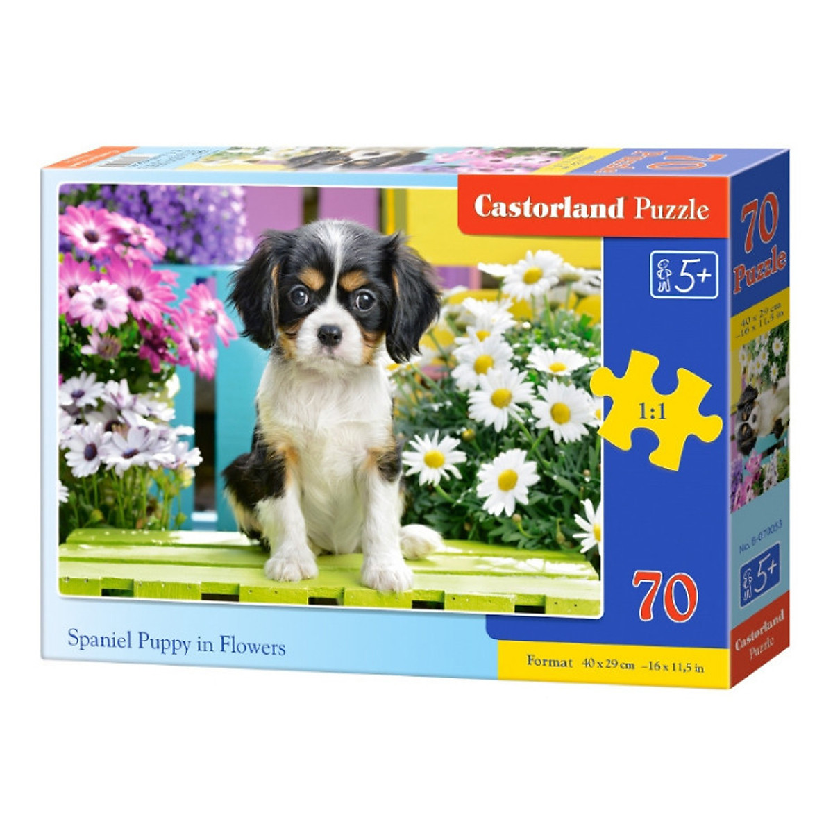 Đồ Chơi Xếp Hình Puzzle Chú Chó Spaniel 70 Mảnh Castorland B-070053