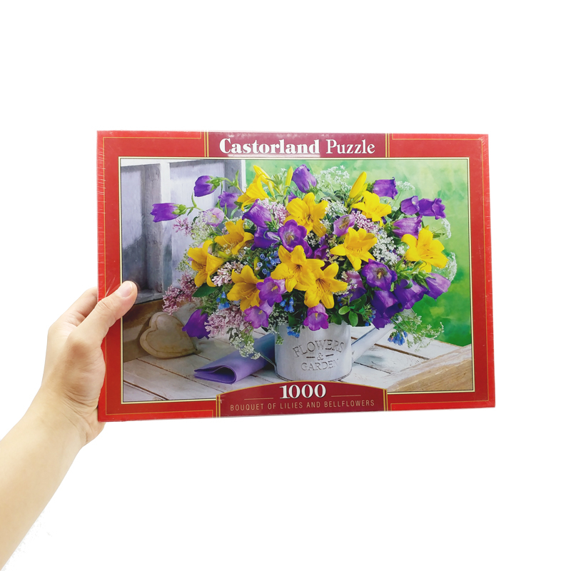 Đồ Chơi Xếp Hình Puzzle 1000 Mảnh Bouquet Of Lilies And Bellflowers Castorland C-104642
