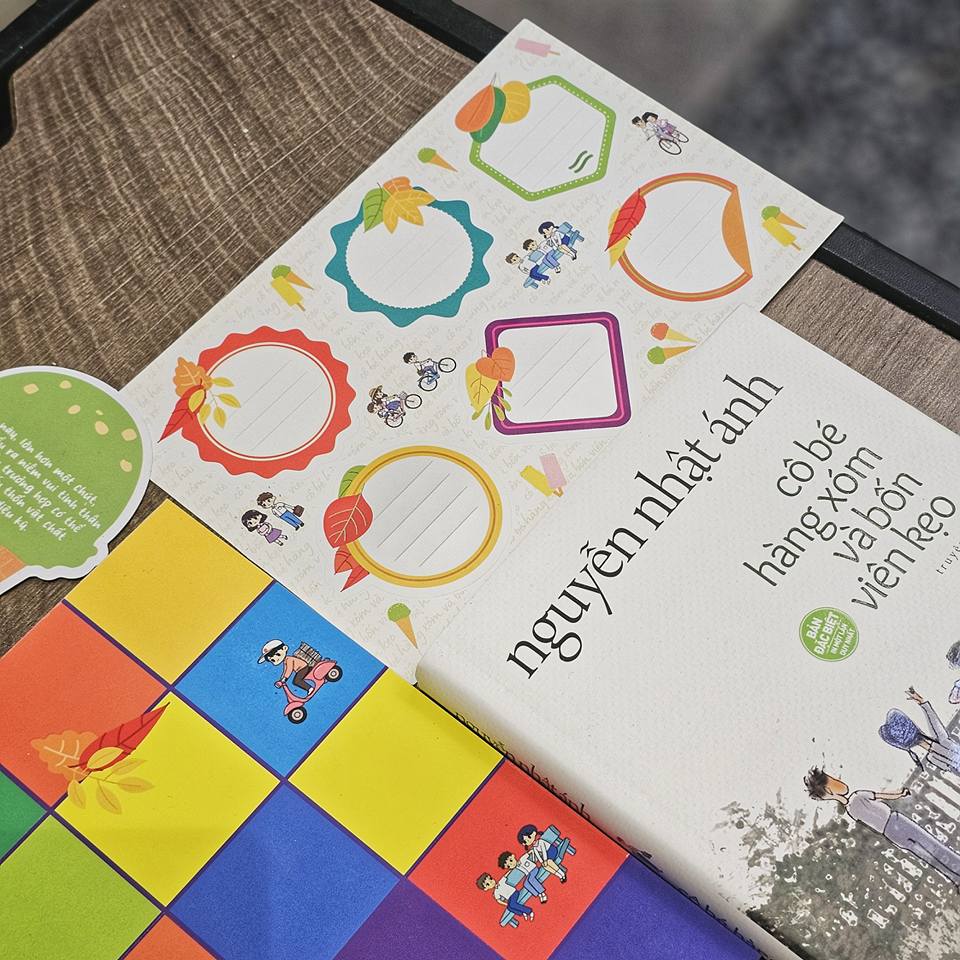 Cô Bé Hàng Xóm Và Bốn Viên Kẹo - Nguyễn Nhật Ánh (Bìa Cứng)