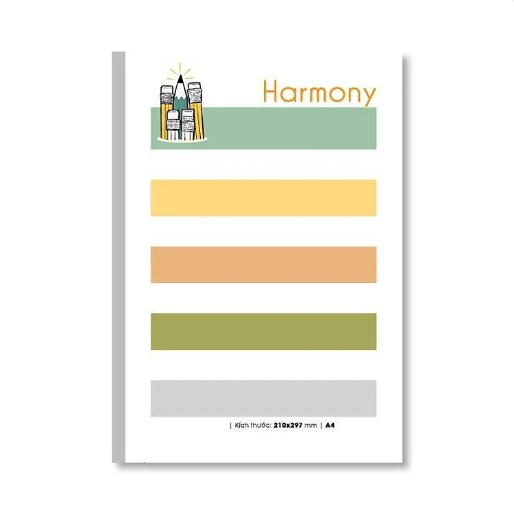 Sổ Ghim Hải Tiến A4 Harmony 3590 200Tr