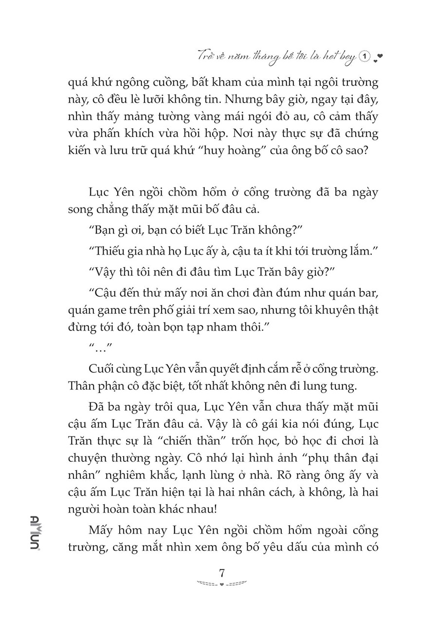 Trở Về Năm Tháng Bố Tôi Là Hot Boy 1