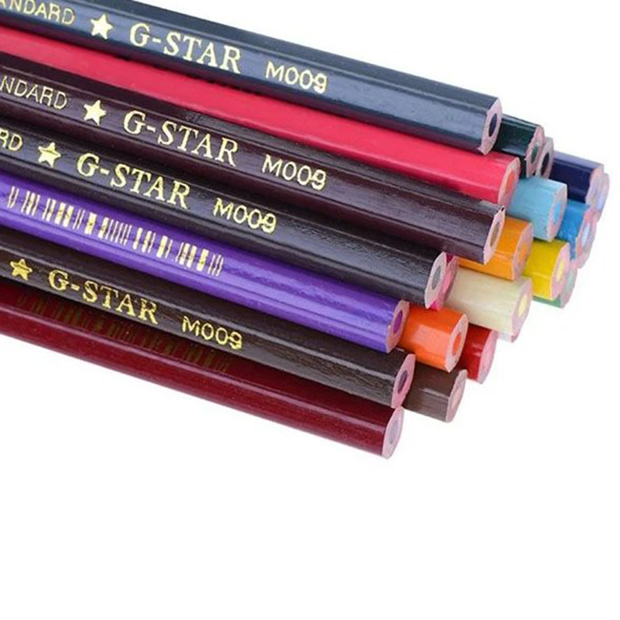 Bút Chì Màu G-STAR 24 Màu Thân Dài