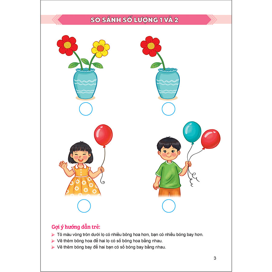 Giúp Bé Làm Quen Với Toán Qua Hình Vẽ (Trẻ 4 - 5 Tuổi)