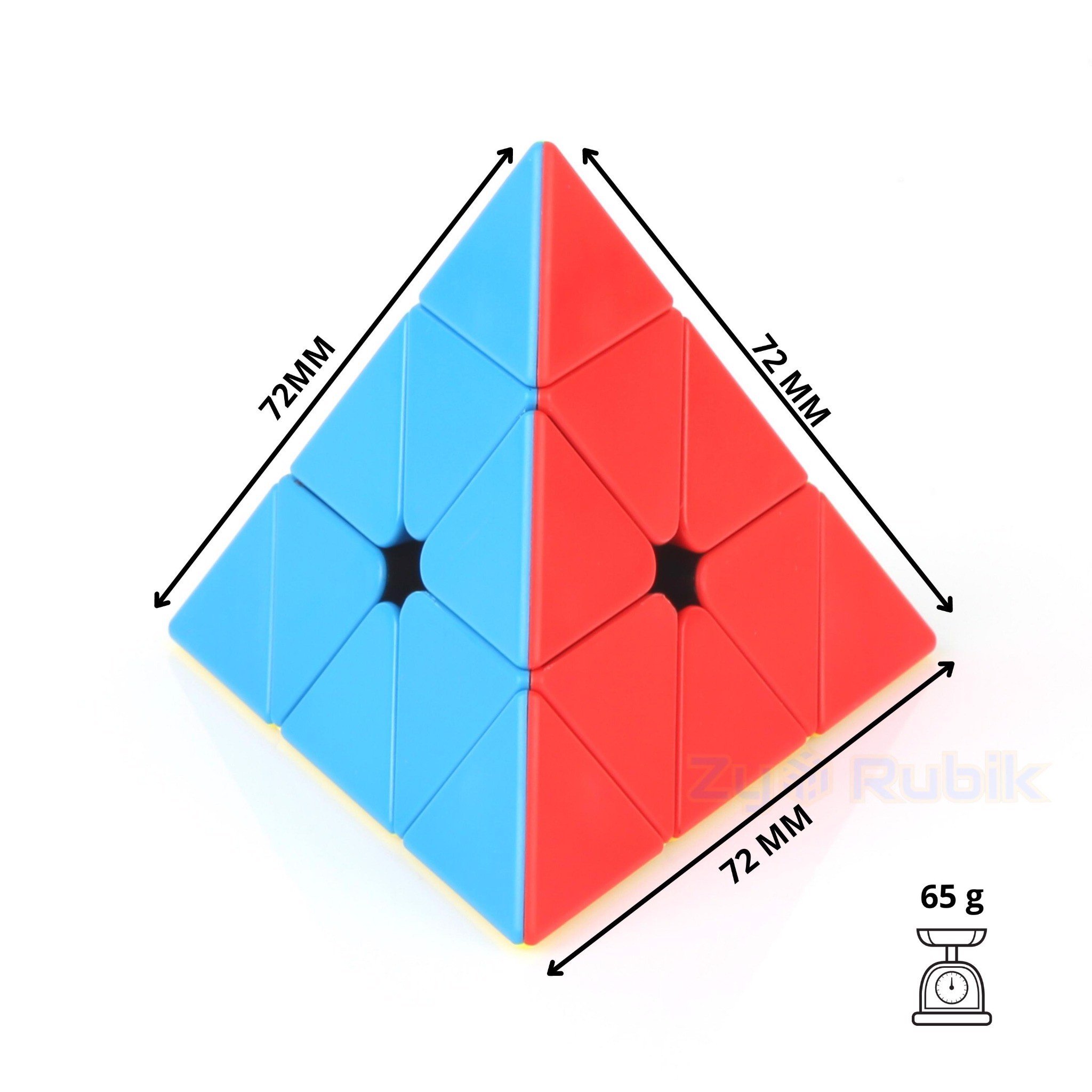 Đồ Chơi Rubik Mofangjiaoshi Meilong M Pyraminx Stickerless SP006342 4 Mặt