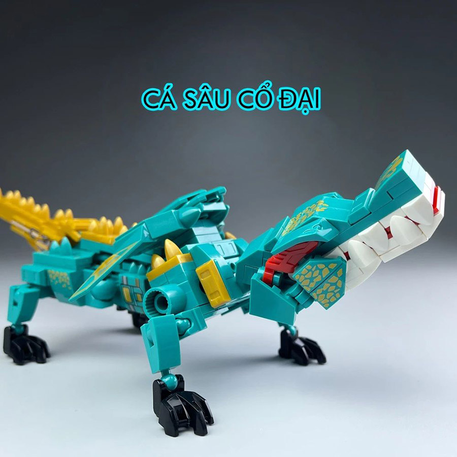 Đồ Chơi Xếp Hình Sembo Block - Cá Sấu Nóng Tính 103267