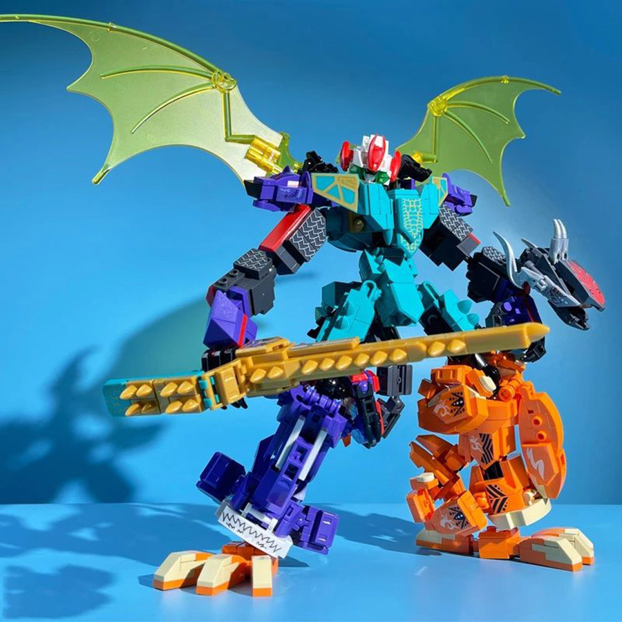 Đồ Chơi Xếp Hình Sembo Block - Chú Chó Hai Đầu 103269