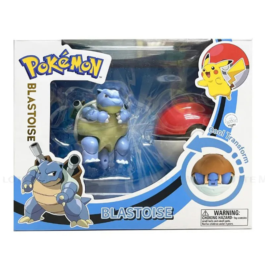 Đồ Chơi Trẻ Em Bóng Pokemon Biến Hình: Quái Thú Rùa Blastoise ZC8904E