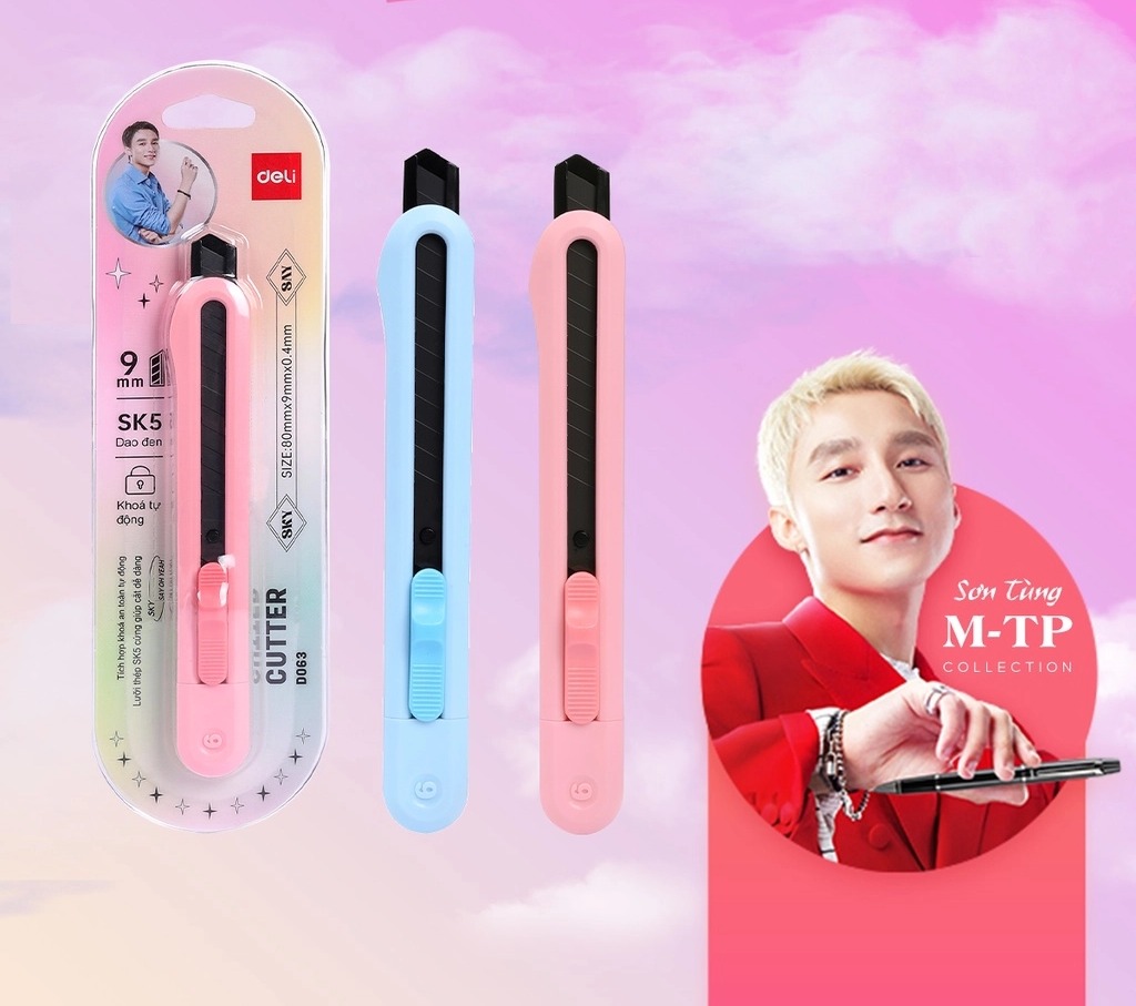 Dao Dọc Giấy Deli CD063 (Sơn Tùng M-TP Collection)