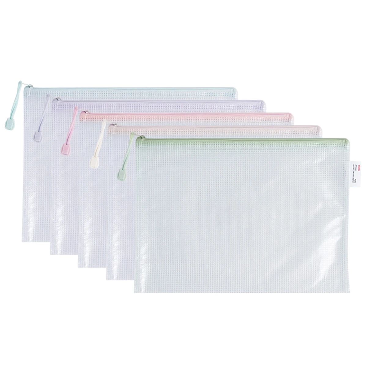 Túi Dây Kéo Deli A4 EF280 (Nhiều Màu)