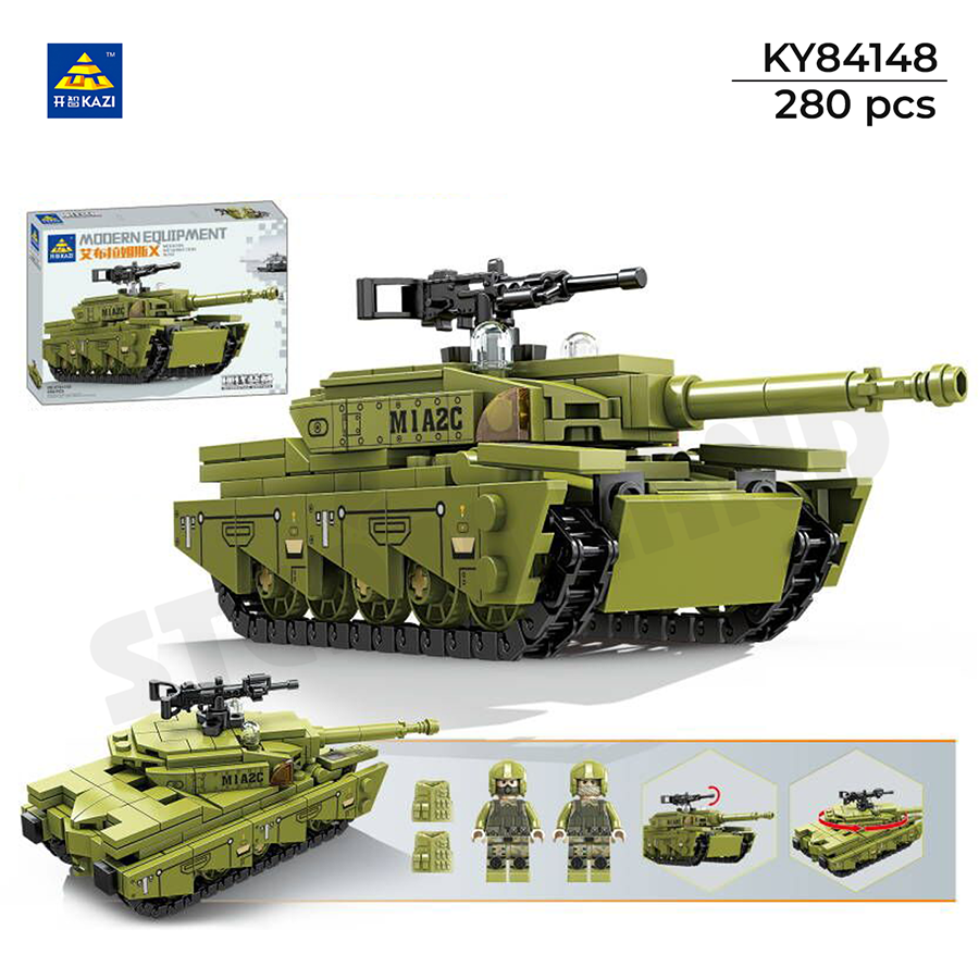 Đồ Chơi Lắp Ráp Xe Tăng Abrams X-Kazi 84148