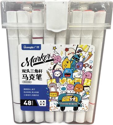 Bút Marker Guangbo Thân Nhỡ 48 Màu 02246