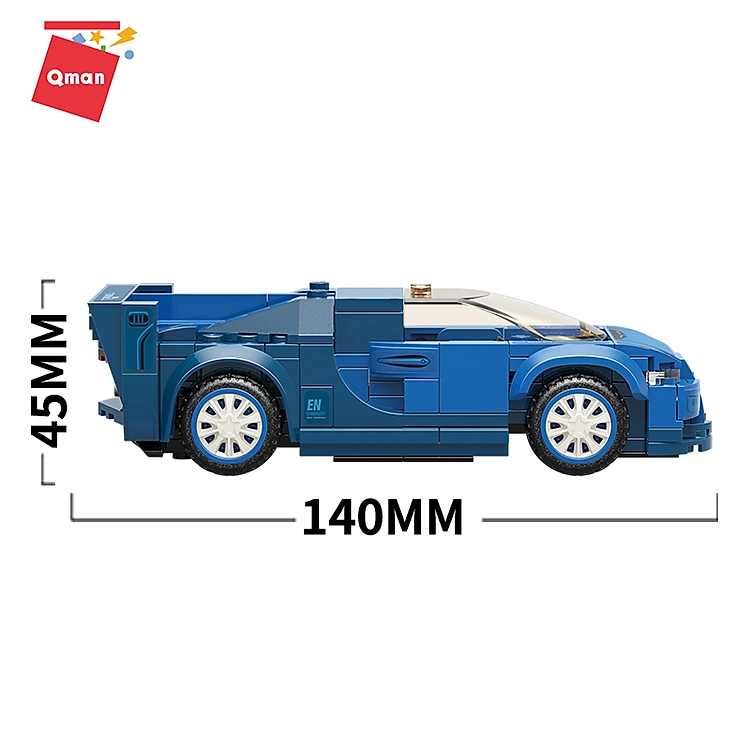 Đồ Chơi Xếp Hình Qman 14015: Xe Đua GT-16