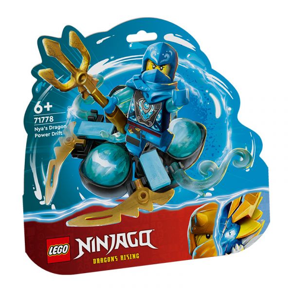 Đồ Chơi Lắp Ráp Lego Con Quay Năng Lượng Rồng Của Nya 71778